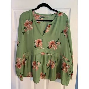 Loft floral blouse size XL